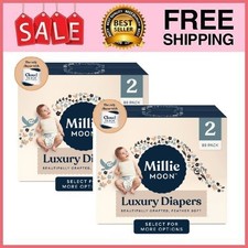2 Box Millie Moon Luxury Diapers, Size 2, 88 Count/ Box picture