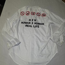 RARE Robert Graham x Scott Lyall Human 2 Human Embroidered Classic Fit Shirt picture