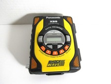 PANASONIC SHOCK WAVE RQ-SW30 Stereo Radio Cassette Player XBS Yellow WORKING picture