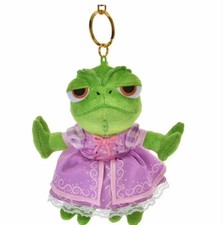 Disney Store WISHING YOU A LOVELY DAY Pascal Plush Keychain Rapunzel dress Toy picture
