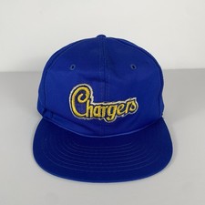 Vintage 80s San Diego Chargers Hat Cap Blue Snapback OSFA Sports Specialty Rare picture