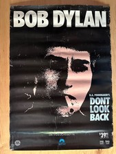 Vintage 1986 Bob Dylan Dont Look Back Paramount VHS Video Promo Poster 22.75x32 picture