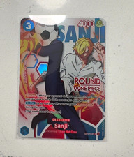 Bandai One Piece Card Game Sanji OP15-047 Character Promo Foil Round One Piece picture