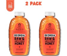Pack of 2- Nature Nate's Georgia Honey: 100% Pure, Raw and Unfiltered Honey picture