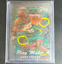 Fleer 1995-96 Flair Play Maker Gary Payton #5/10 Insert Supersonics picture