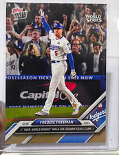 2024 Topps NOW Freddie Freeman  World Series Walk-Off Grand Slam #866 /39681 picture