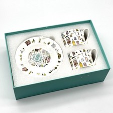 Tiffany & Co. New York City Cup and Saucer Set of 2 NYC Skyline Gift Box picture