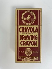 Vintage 1930’s 1940’s Rubens Crayola Drawing Crayon No.24 w/ Original Crayons picture