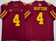 New Mens Cam Skattebo #4 Arizona Sun Devils All Stitched Jersey picture