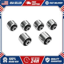 6X Polished Suspension Knuckle Bushing Rear Suspension Knuckle Spindle LH +RH picture