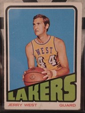 1972-73 Topps #75 Jerry West Los Angeles Lakers HOF Vintage Basketball Card picture