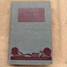 Shopwork On The Farm 1945 Mack Jones Vintage Farming School Text Book Hardcover picture