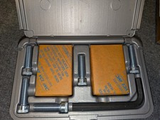 NOS Brown & Sharpe 599-750-10 1-2-3 Block Set 23 Hole Matched Pair Factory... picture