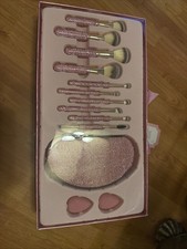Glitz Glam pink Rhinestone Makeup Brush Set Viral TikTok Edition 13 Pieces NEW picture