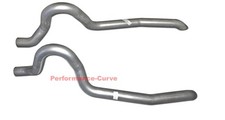 1986 - 1993 Ford Mustang GT 5.0 Dual Exhaust Mandrel Bent Tail Pipes 2.5