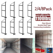 🔥2/4/8 Pcs Cargo Shipping Container Shelving Shelf Brackets Universal Fitment picture