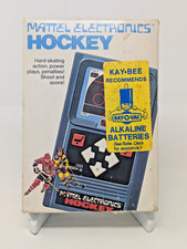 Mattel Electronics Hockey Handheld Game 1978 Vintage LED With Box Untested READ picture