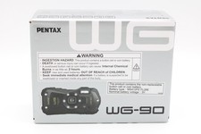 (New) PENTAX WG-90 Waterproof Camera (Black) Shockproof, Dustproof, Freezeproof picture