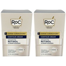 RoC Derm Correxion Contour Retinol Cream for Face and Neck 1.7oz Lot of 2 picture