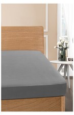 Non-Pilling All Around Elastic Jersey Knit Fitted Sheet 100% Turkish Cotton picture
