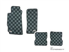 P2M for Mazda Rx-8 Race Floor Mats (Front/Rear) : Dark Grey picture