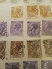 1000000's STAMPS COLLECTION-Lot of 100+ALL ON ALBUM PAGES-ALL Pre 1940-UNCHECKED picture