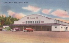 Postcard Sports Arena Fort Devens MA picture