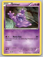 2012 POKEMON NEXT DESTINIES GRIMER 52/99 C NM A103454 FREE S&H picture