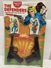 Vintage The Defenders 70’s Retro Toy Pistols Darts & Targets Hong Kong NIB NOS picture