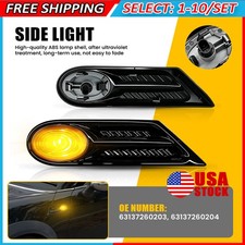2-20x For 2008-2014 Mini Cooper Clubman Amber LED Side Marker Signal Lights L&R picture