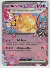 Dedenne ex 093/193 Double Rare Paldea Evolved Near Mint picture