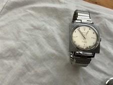 Vintage Waltham Incabloc 17 Jewels Manual Wind Men’s Wristwatch Running Stretch picture