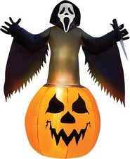 6ft Ghost Face Inflatable. Officially Licensed picture