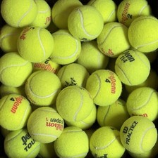 100 Grade A Used Tennis Balls (Collected from Indoor Courts Only)  picture
