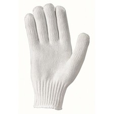 Cotton Polyester String Knit Work Gloves Without Dots, 25 DOZEN LARGE picture