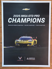 2025 IMSA GTD PRO Corvette Champion Poster picture