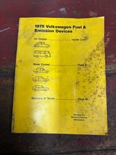 1975 Volkswagen Fuel & Emission Devices Book picture