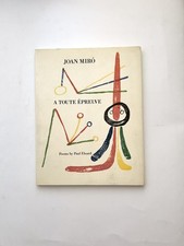 Joan Miró A Toute Épreuve Paul Eluard 1993 Art Book Surrealism Rare picture