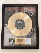VINTAGE GOLD RECORD Newsboys 