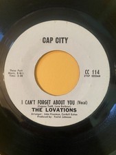 THE LOVATIONS I CAN’T FORGET ABOUT YOU EX 45 ORIG. 1969 CAP CITY  picture