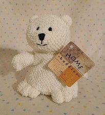 Vintage Russ Home Buddies Penny Polar Bear Teddy Terry Cloth Beanbag Plush 5