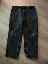 Carhartt Double Knee Carpenter Pants Black picture