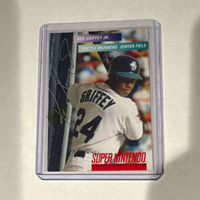 1994 Super Nintendo Ken Griffey Jr. Seattle Mariners #6 Base Set picture