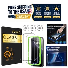 Ailun Screen Protector for iPhone 16 Pro 6.3in 3+3 Pack Tempered Glass Camera picture