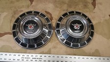 (2) 1966 1967 Rambler AMC Ambassador Hub Caps Wheel Covers OEM 66 67 picture