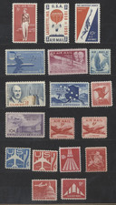 US Airmail MINT Never Hinged  Vintage Stamp Collection 18 Different Issues picture