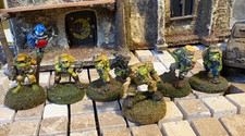 Warhammer 40K Blood Axe Kommandos x5 Banner Nob Metal OOP Citadel GW Orks picture