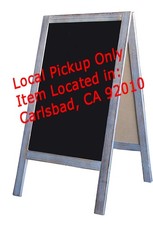 Tektrum Vintage Wood Magnetic Sidewalk Chalkboard Sign Board 20