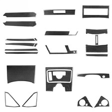 24pcs For Benz E-Class W212 S212 2011-2015 Interior Cover Real Carbon Fiber Kits picture