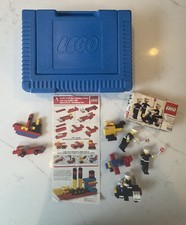 Vintage LEGO Lot 70s/80s w/ Blue Storage Case - Sets 192, 1912, 1913, 1914, 1915 picture